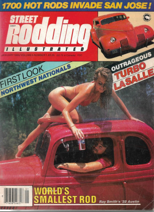 STREET RODDING ILLUSTRATED 1985 JAN - TURBO LA SALLE, SAN JOSE, '32 AUSTIN